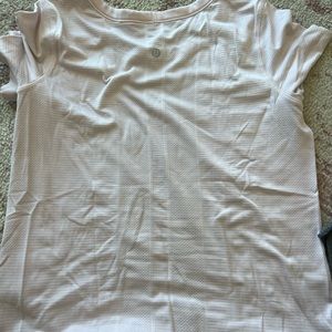 light pink lulu lemon shirt